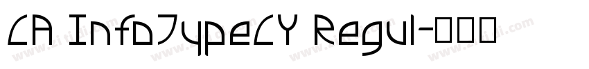 CA InfoTypeCY Regul字体转换